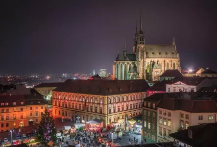 Predvianočné Brno
