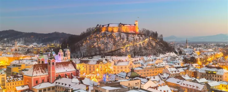 Predvianočná Ljubljana