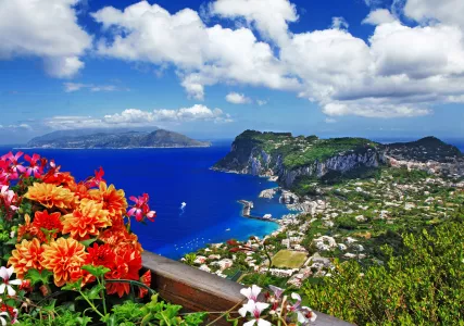 Capri a Vezuv za víkend